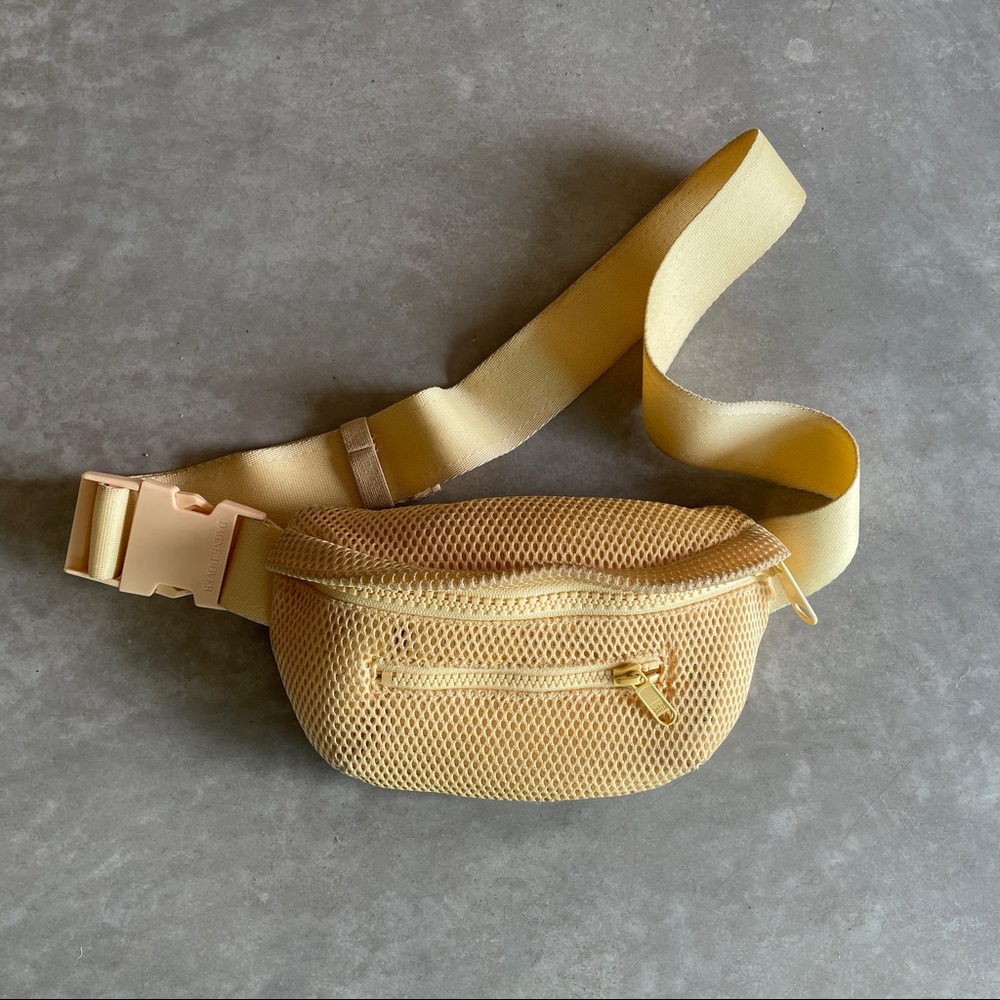 Dagne Dover Ace Mesh Fanny Pack Yellow
